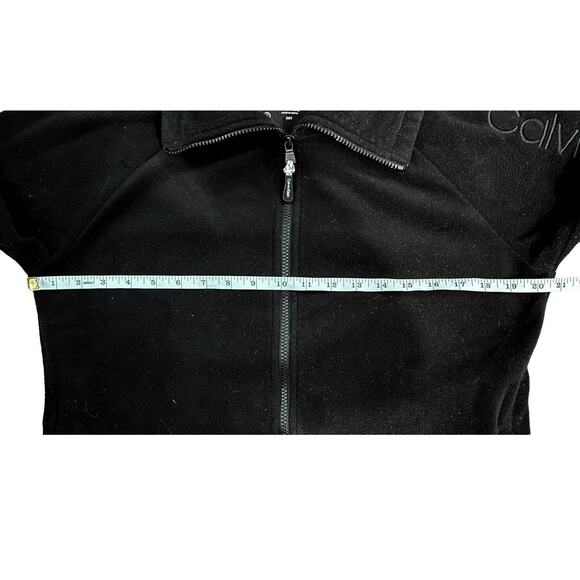 Calvin Klein Performance Collared Full-Zip Fleece Womens Size M - Picture 6 of 8